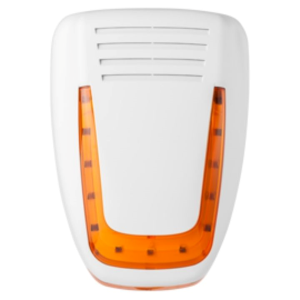 VENITEM 23.21.58 Sirena MOSE LS grigio lucido tech/arancio EN50131-4 con sistema antischiuma antishock a doppio micro contro gli urti violenti