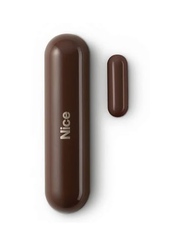 NICE D/W_CONTROL BR Door/window and temperature sensor, brown 868.4 MHz