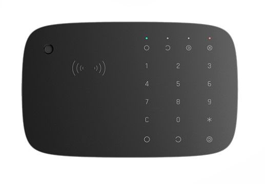 AJ-KEYPADCOMBI-B Ajax - Independent keypad with integrated siren