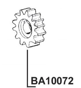 RIB BA10072 R INGRANAGGIO TRAINO K400/800/1400/2200