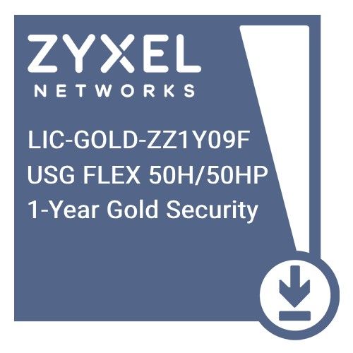 ZYXEL LIC-GOLD-ZZ1Y01F 1 YEAR ICARD GOLD SECURITY PACK,