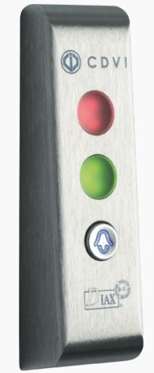 CDVI SIS SEMAFORO IN ACCIAIO INOX DA APPLICARE CON 2 LED + 