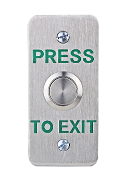 CDVI RTE/AS STAINLESS STEEL BUTTON TO APPLY