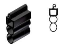 ABTECNO WI-314857 EPDM RUBBER PROFILE GP12/14-38-00