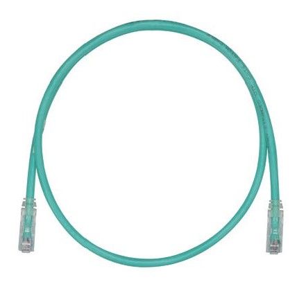 PANDUIT UTPSPL2MGRY Copper Patch Cord- Cat 6- Green LSZH UTP Cable- 2