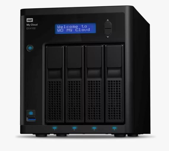 WESTERN-DIGITAL WDBWZE0320KBK My Cloud Expert EX4100 32TB