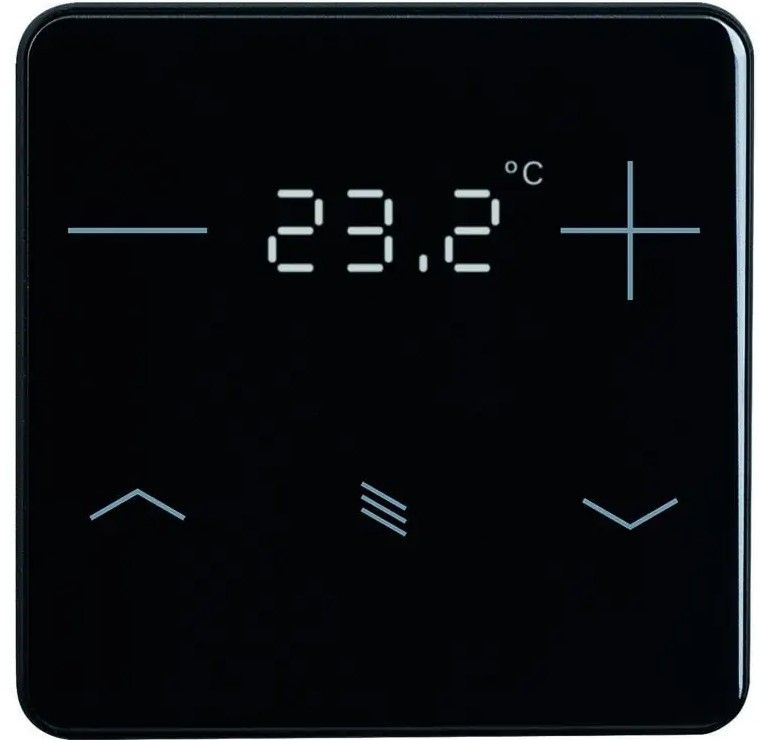ELSNER 71092 KNX eTR 201/202 Sunblind - Button for Temperature Control, Solar Protection, black