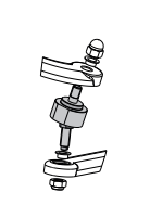TAU P-150KITBAI EASY ARM JOINT FOR SLOPING DOORS