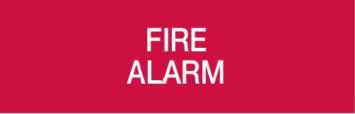 COOPER CSA INCENDIO CSA08668W DICITURA SERIE 55XX "FIRE ALARM"