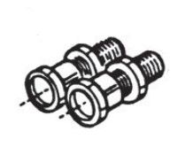RIB CEL1433 PRESSACAVO C/GHIERA PG21 LCP21G+LCL21G