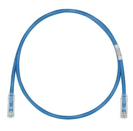 PANDUIT UTPSPL2MBUY Copper Patch Cord- Cat 6- Blue LSZH UTP Cable- 2M