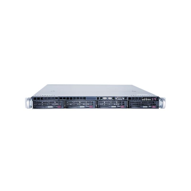 HANWHA 1U4BAYSERVER56TBRAW 1U 4 Bay Hot-swap Rackmount Server