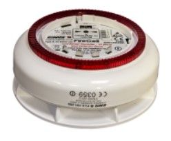 ARITECH INCENDIO FCX-191-200 Base per rivelatori completa di avvisatore acustico e indicatore ottico rosso VID sistema wireless Fusion