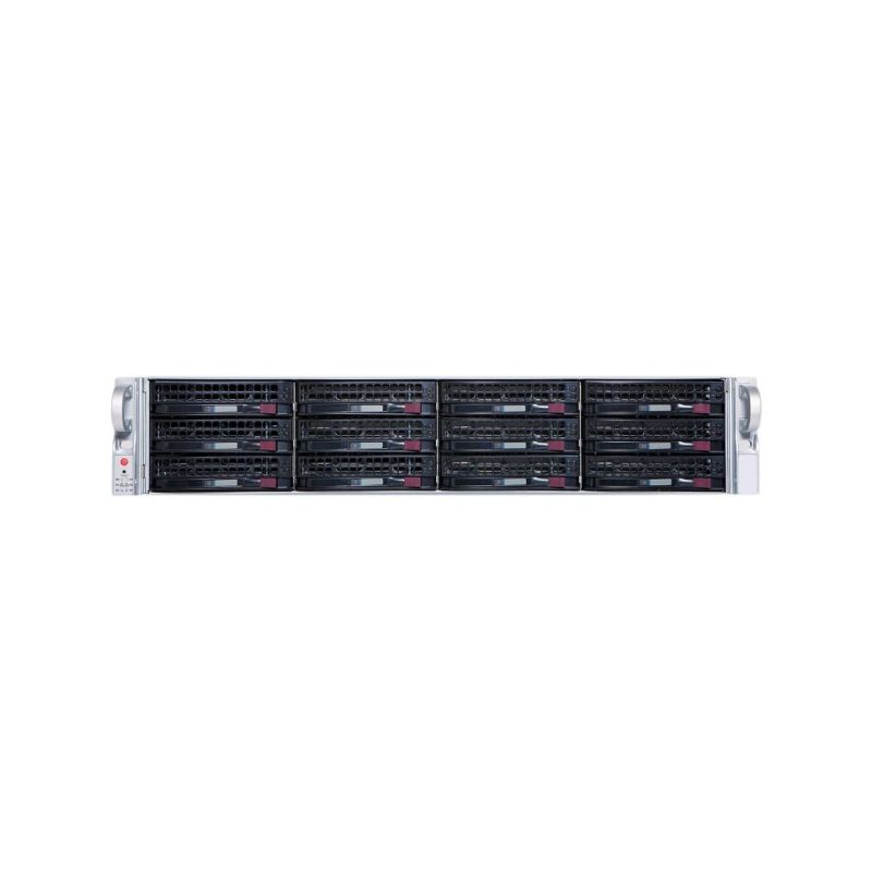 HANWHA 2U12BAYSERVER96TBRAW 2U 12 Bay Hot-swap Rackmount Server