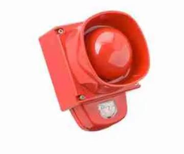 COOPER CSA FIRE 8500048FULL-0048 ELECTRONIC SIREN WITH WHITE BLINKER SYMPHONI LX WALL SERIES 