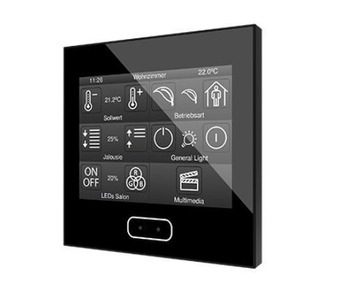 ZENNIO ZVI-Z35-A Z35 Capacitive touch panel with a 3.5” display, anthracite