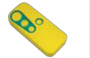 ABTECNO APE-550/1140.YL EGO TRASM. A 4 CANALI MULTIFREQUENZA GIALLO/C.VERDE MARE ASTUCCIO NEUTRO