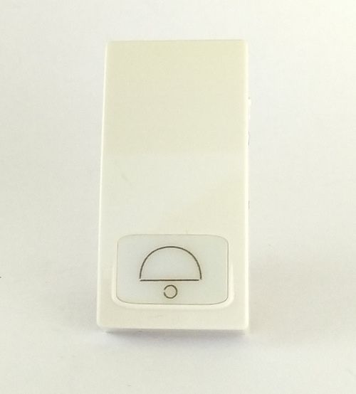 MAPAM 672B Cover Pulsante Campanello Gem 672B Bianco
