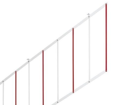 FAAC 428446 Kit Siepe 3 Metri Per Barriera Sbarra Asta