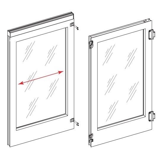 FAAC 105525 Mobile Breakthrough Anti-Panic Kit — Semifixed for APN1 Automatic Door