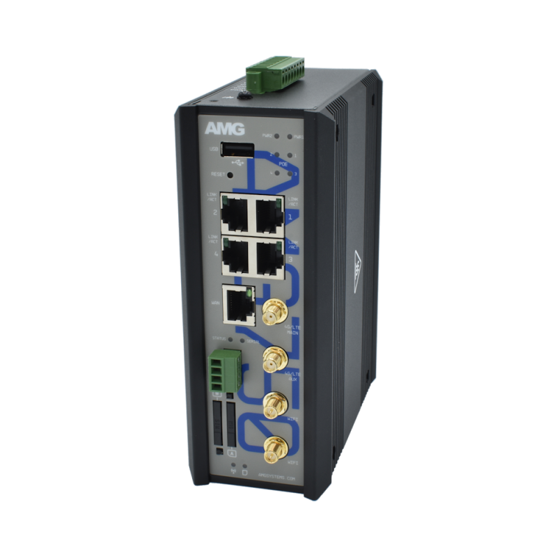 HANWHA AMG7501G4GAT1E4P120 Router industriale 4G/LTE 