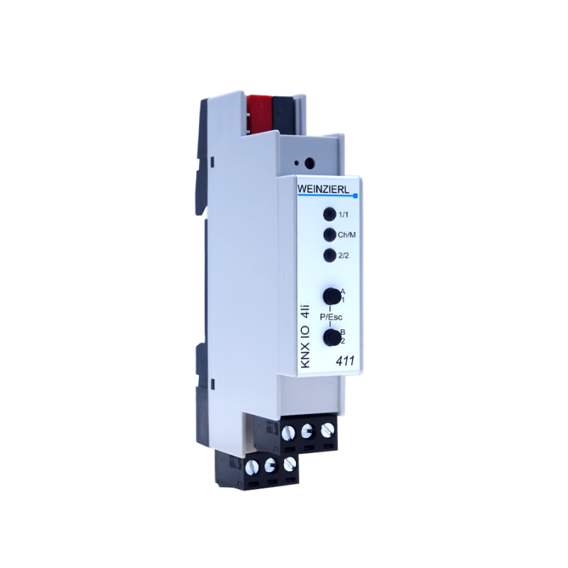 WEINZIERL 5231 KNX IO 411 Ingresso binario compatto a 4 canali per il controllo di luci, tapparelle