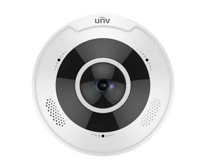 UNIVIEW IPC868ER-VF18-B Telecamera dome fissa Fisheye 4K Ultra HD antivandalo