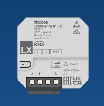 THEBEN 4800671 LUXORliving D1 S RF ATTUATORE RF DIMMER