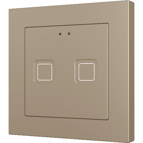 ZENNIO ZVIT55X2SC 55 X2 Sign key. PC-ABS 55x55 capacitive touch sw