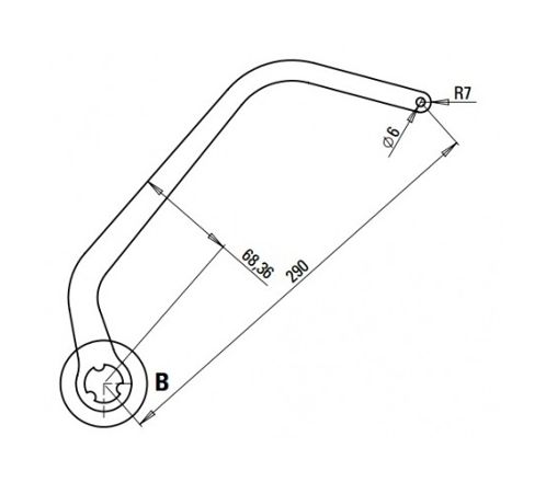 FAAC 105732 PAIR OF NIGHT&amp;DAY ARMS TYPE ND7 WHITE