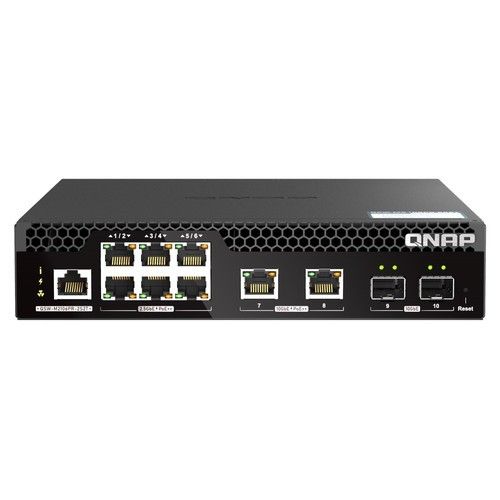 QNAP QSW-M2106PR2S2T QSW-M2106PR-2S2T WEB MANAGED SW Switch Stand-Alone
