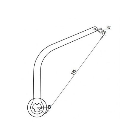 FAAC 105727 COPPIA BRACCI NIGHT & DAY TIPO ND2 - BIANCO