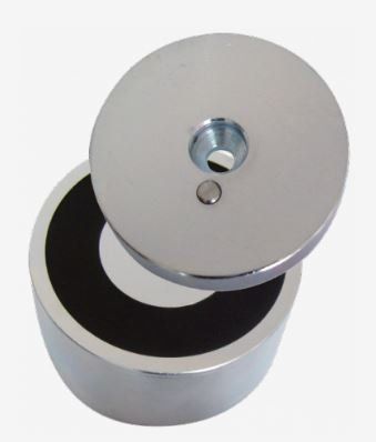 CDVI V250D80R IP65 circular electromagnetic retainer with 250Kg restraint