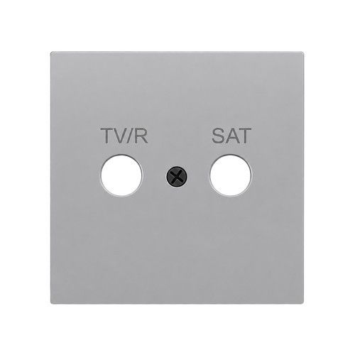 ZENNIO ZS70CTVRSS ZS70. Placca copri-inserto TV-R/SAT 70x70 mm - Arg