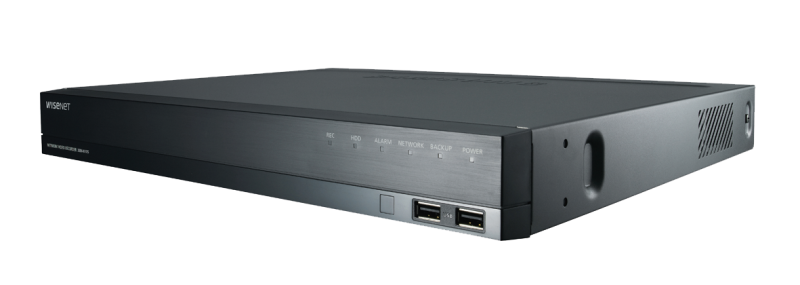 HANWHA XRN-820S-1TB-S 8CH 32MP 100Mbps 2 Bay PoE NVR - 1TB HDD 8CH Recorder