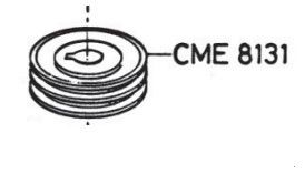 RIB CME8131 DOUBLE PULLEY D.P.90 R-60 GBC GEWISS