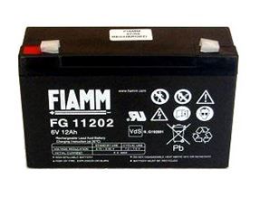 VIMO BAT6122 Batteria al piombo 6V 12Ah con faston grande