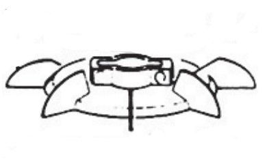 RIB CVA1381 VENTOLA MOT.ECO R.UF71 01018042
