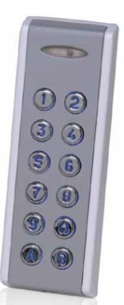 ABTECNO XPR-INOX-C TASTIERA LINEA SLIM GRIGIO/CROMATO
