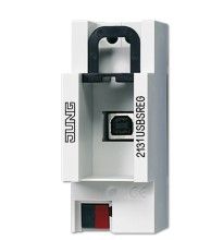 JUNG 2131USBSREG KNX USB data interface for DIN rail mounting