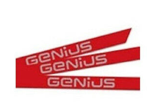 6100201 GNS KIT N.6 GENIUS ASTA SIMPLE LOGO STICKERS