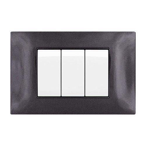 MT DISTRIBUZIONE M6003BL-2 T2-Gem M6003BL-2 3P Black Glass Plate