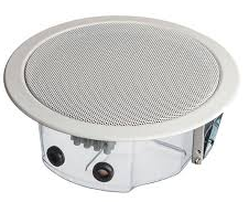 PASO C573/6-EN Plafoniera in metallo da 6 W, Diametro 180 mm, EN 54-24