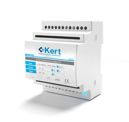 KERT A102424CD Alimentatore O=24Vdc 1A c/caricabatterie