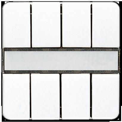 JUNG CD2094NABSWW Sensore a tasti 4 canali Universal per accoppiatore bus KNX 2070U- bianco alpino