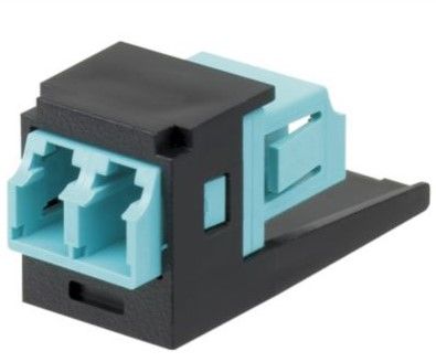 PANDUIT CMDSAQLCZBL Dual LC 10GbE Fiber Adapter AA with BL Air Module