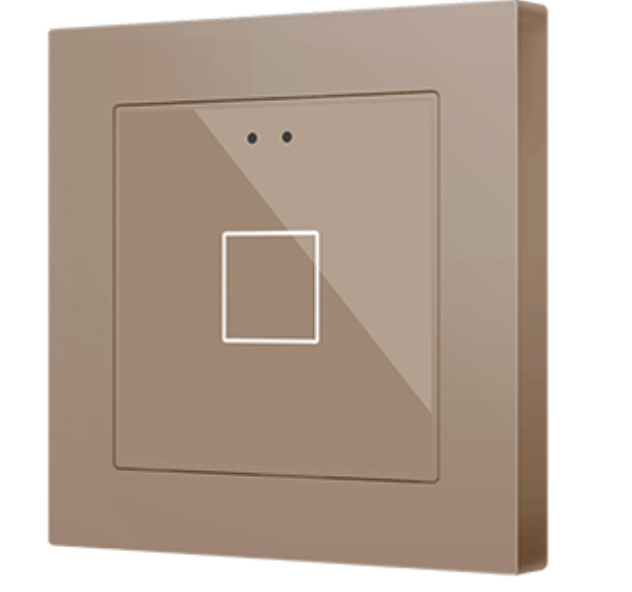 ZENNIO ZVIF1V2C Flat 1 v2. Glass capacitive push button with tempe
