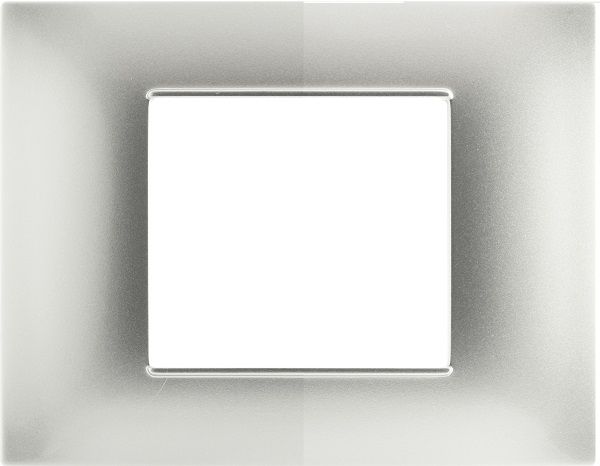 MAPAM 6002-09 Placca Tecnopolimero Gem 6002-09 2P Silver
