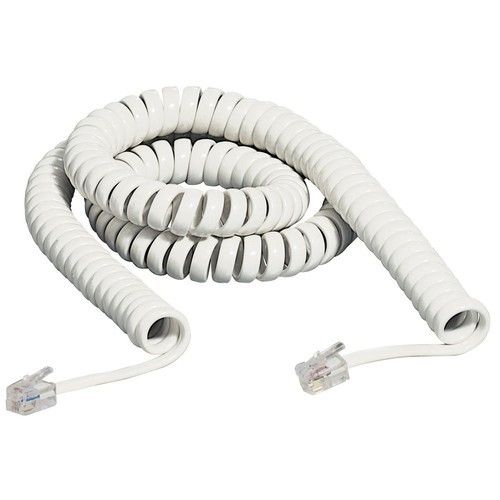 BTICINO BT-S2587B kit - spiral cable 2 plug 4/4 2.5 m white