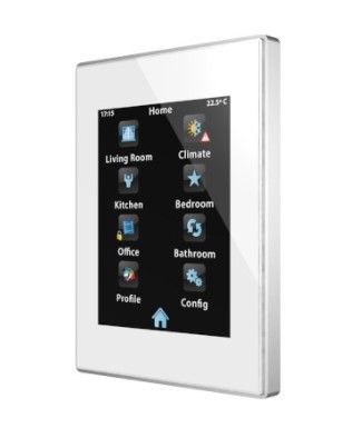 ZENNIO ZVI-Z41PRO-WP ZVI-Z41PRO-WP Z41 Pro Full Color Capacitive Touch Panel Pro with IP Connection, white/polycarbonate 